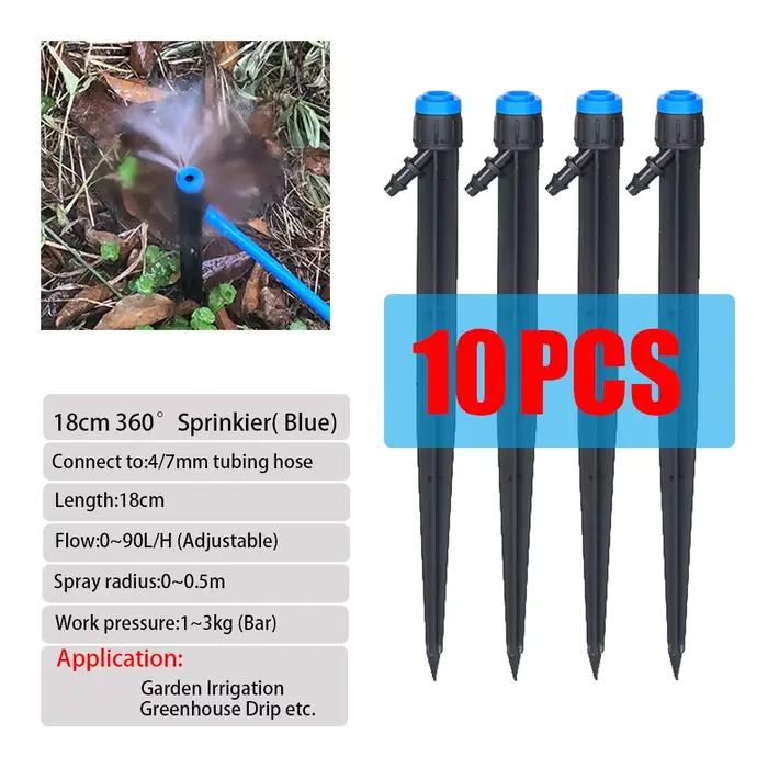 Kit d'Émetteurs de Goutte à Goutte, Parfait pour Tube de 4/7mm, Réglable, Résistant à 360, Système d