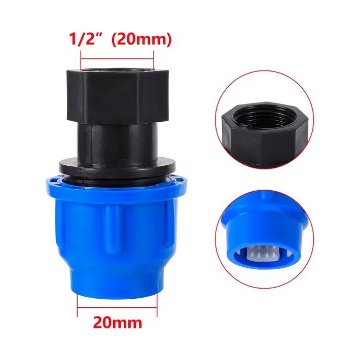 Adaptateur de tuyau PE PVC 1/2 "3/4" 1 "1.2" 1.5 "mâle à 20/25/32/40/50mm réducteur adaptateur de tu