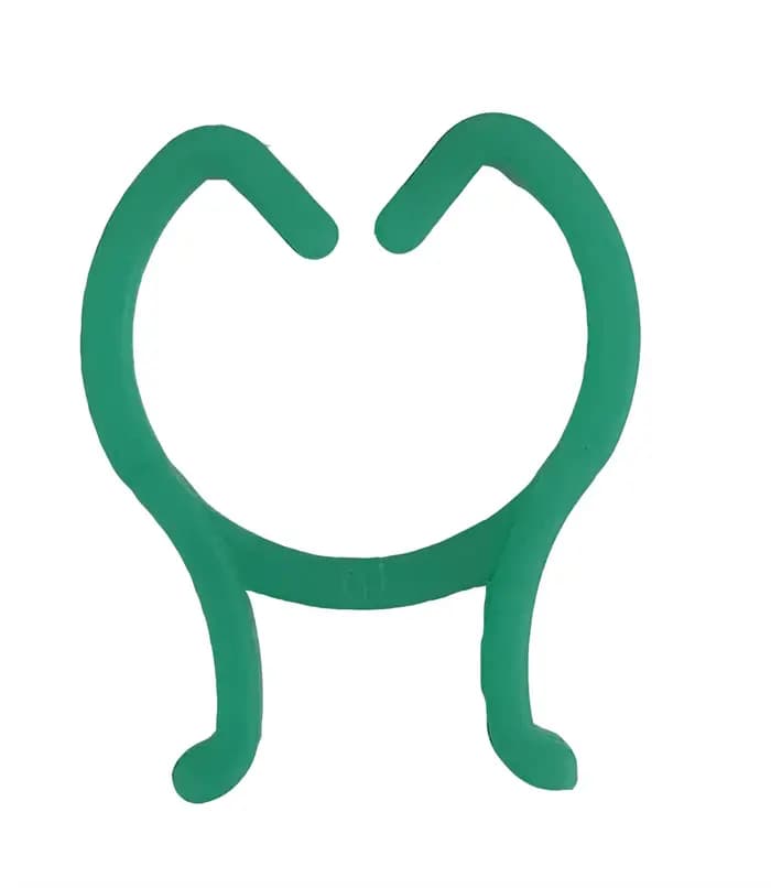Clips pour plantes de jardin en forme de papillon vert, pince à boucle à levier M, paquet de 100