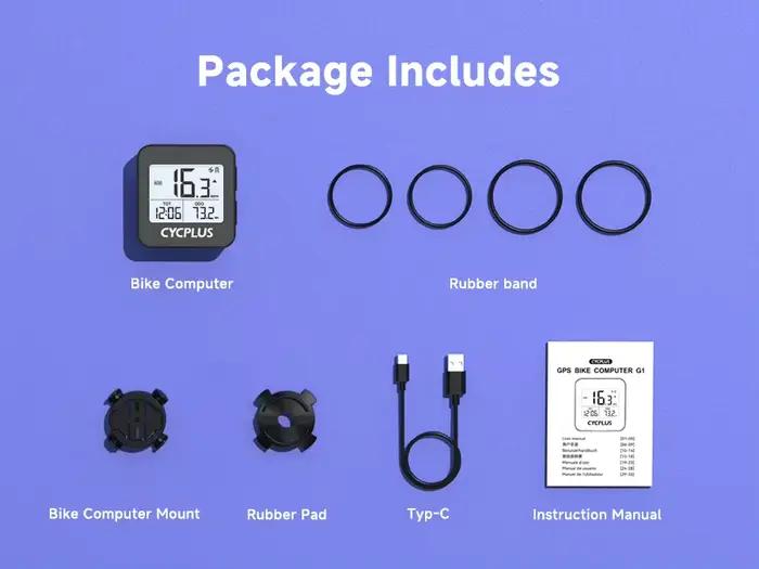CYCPLUS G1 ordinateur de vélo GPS compteur de vitesse sans fil accessoires de vélo étanche cyclisme 