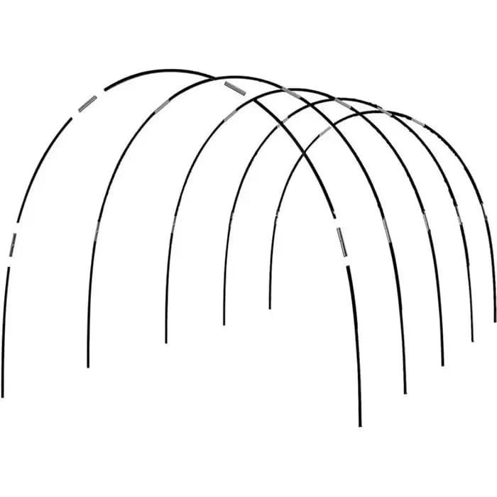 18 pièces/30 pièces, cerceaux de serre, cadre de cerceaux de jardin pour Tunnel de jardinage stable,