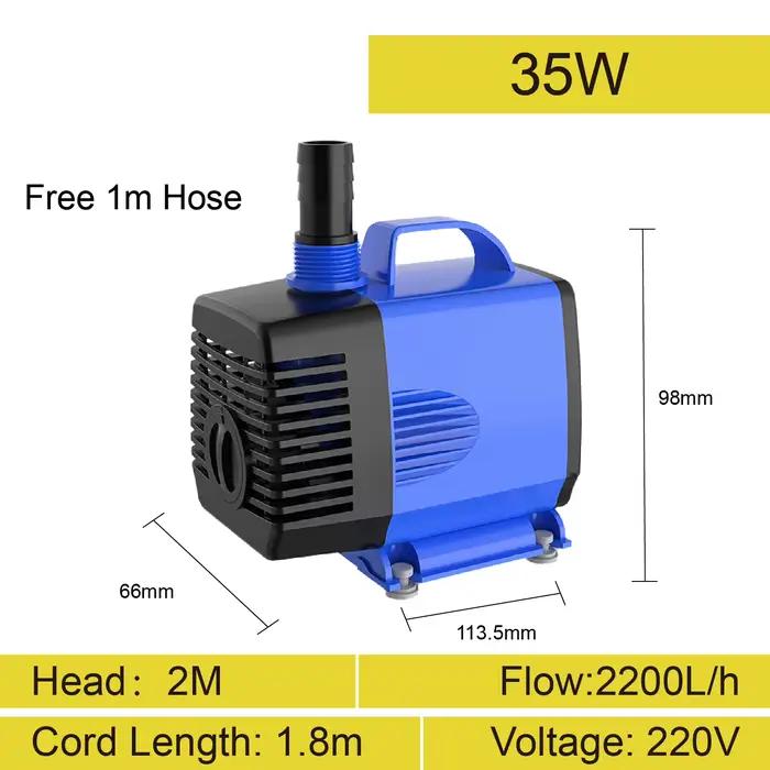 Mini Pompe à Eau 220V pour Perceuse Submersible Usage Domestique 35W à 150W Haute Efficacité Portabl