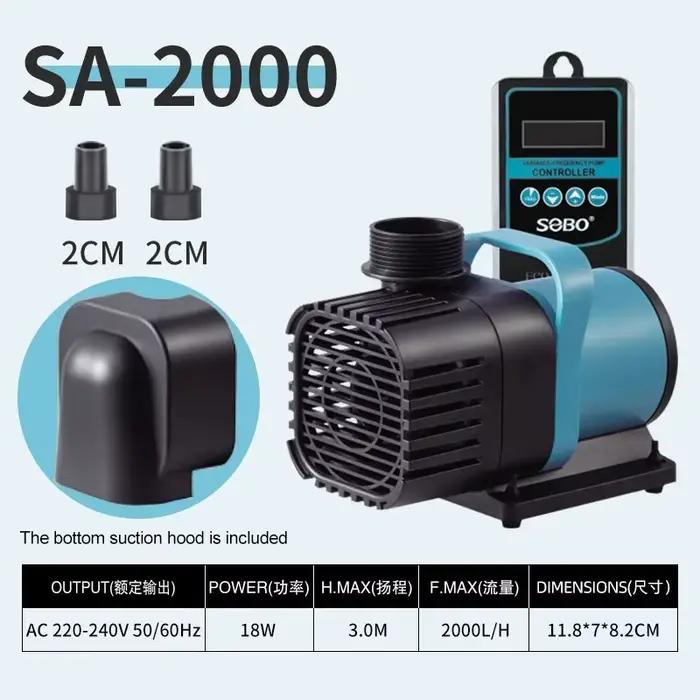 Pompe Submersible Ultra silencieuse AC220V, adaptée à la Filtration d'aquarium, à l'oxygénation et à