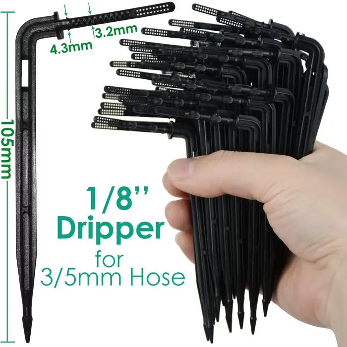 KESLA 50-1000 pièces serre 3/5m tuyau goutte à goutte goutte Irrigation goutteurs 1/8 ''émetteurs de