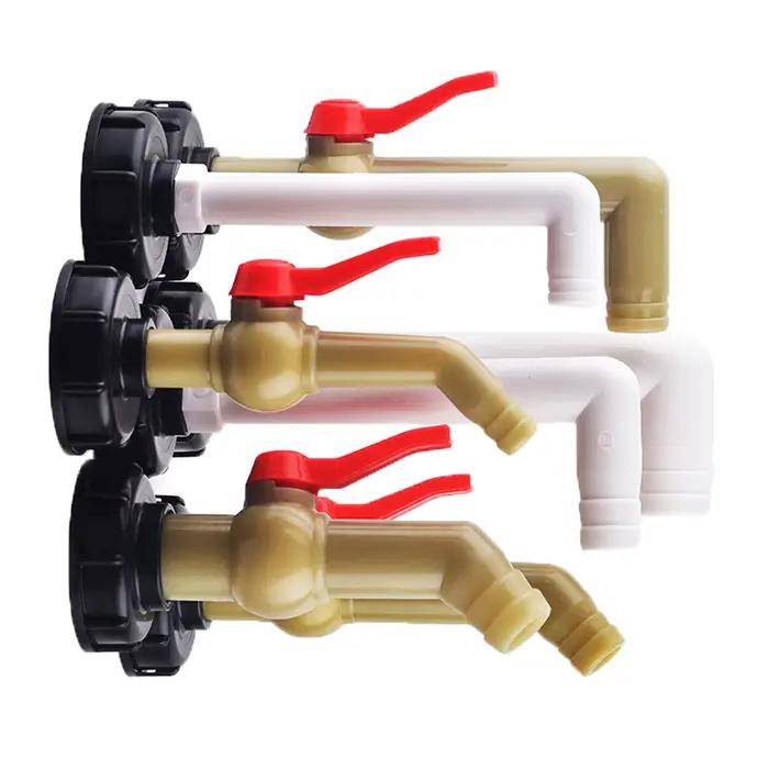 Filtre-presse de robinet de réservoir de jardin S60X6 IBC adaptateur de boîte à eau allonger la vann
