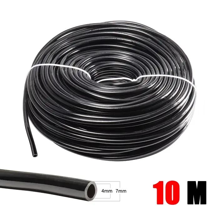 Tuyau d'irrigation de jardin 4/7 mm en PVC, micro-irrigation pour balcon, tube de 1/4'' pour système