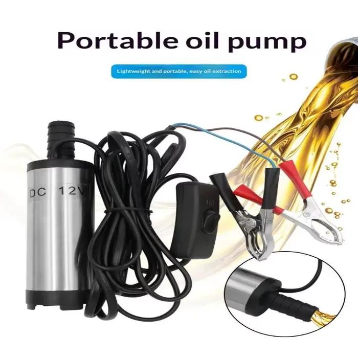 Pompe de transfert électrique submersible 12V pour l'eau et le carburant (huile)