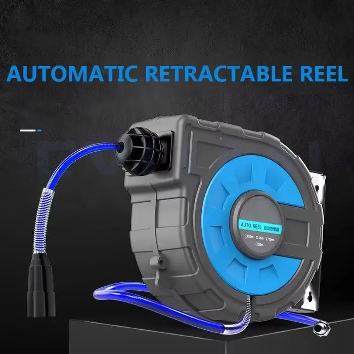 Tambour d'air, bobine de tuyau rétractable automatique