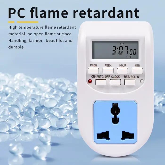 Minuterie numérique programmable prise de courant UE contrôle temps appareil cuisine précision 7 jours hebdomadaire intelligente électronique