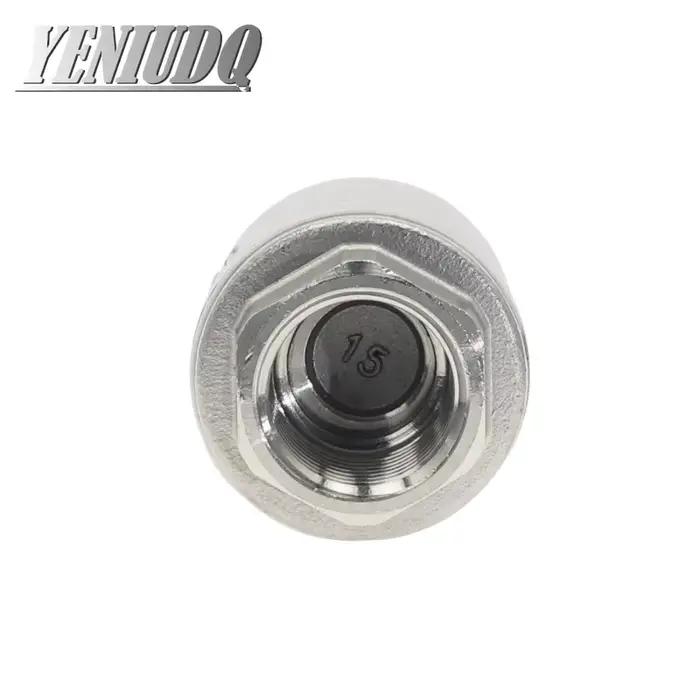 Clapet anti-retour vertical en acier inoxydable 304