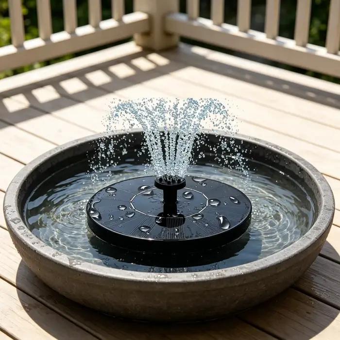 Pompe à eau solaire flottante d'extérieur