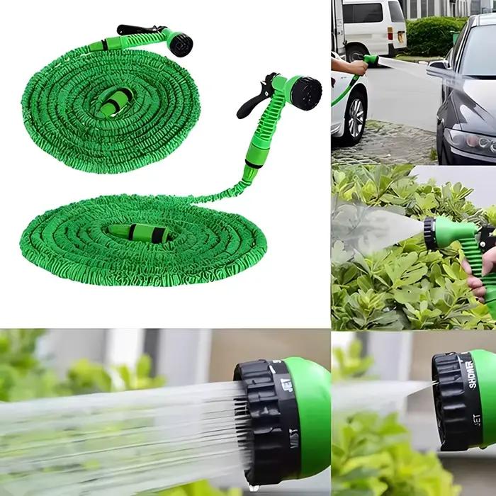 Tuyau magique domestique flexible pour jardinage arrosage lavage de voiture en pvc et polyester 25 à 75 piedsOptionsResolver