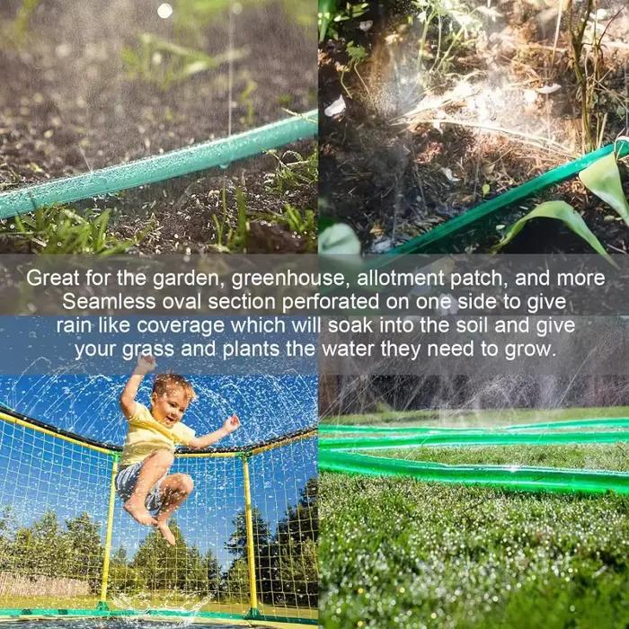 Tuyau d'arrosage goutte-à-goutte 10/15M pour système d'irrigation de jardin et pelouse