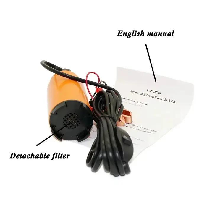 Pompe de cale électrique Submersible en plastique