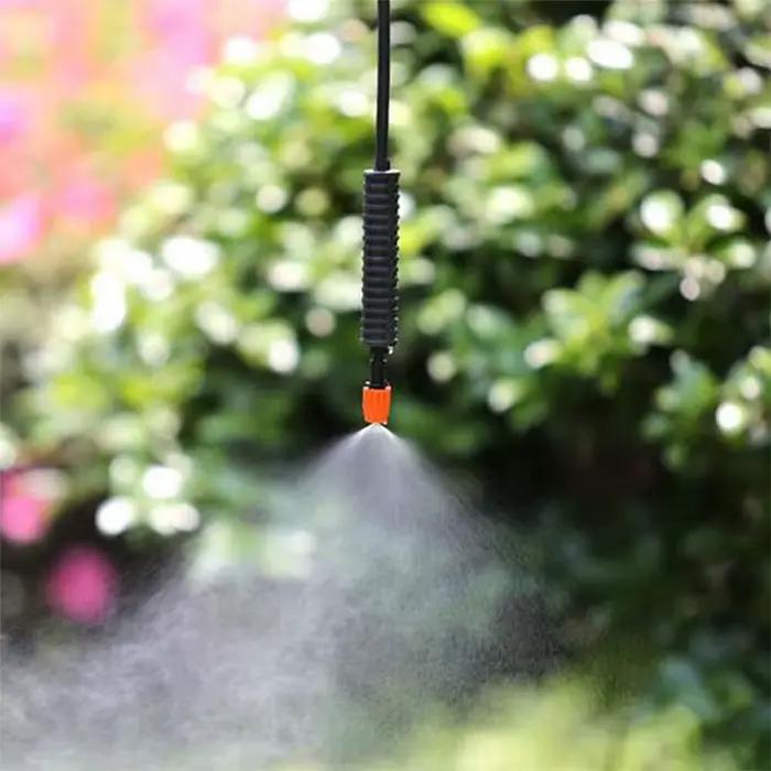 Système d'irrigation goutte-à-goutte réglable 40 pièces avec micro-émetteurs pour l'arrosage de jardin et l'entretien efficace des plantes