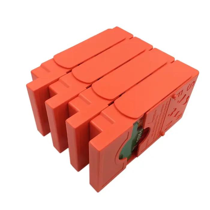 (Ensemble de 4) boîte de verrouillage de pont Orange avec cartes à jouer en papier pont partenaire dispositif de verrouillage officiel dans le tournoi