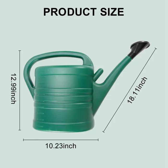 Boîte d'arrosage tendance chaude avec vert 10 litre 2 Gallons bouteille d'eau de fleur de jardin bouilloire