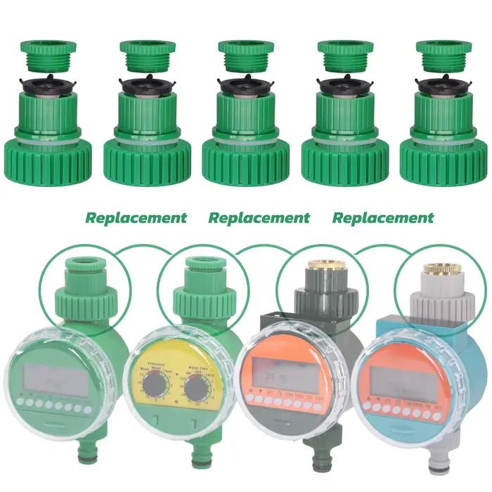 MUCIAKIE 1/2 ''3/4'' connecteur de robinet réparation remplacement minuterie d'arrosage automatique irrigateur contrôleur d'irrigation de jardin électronique