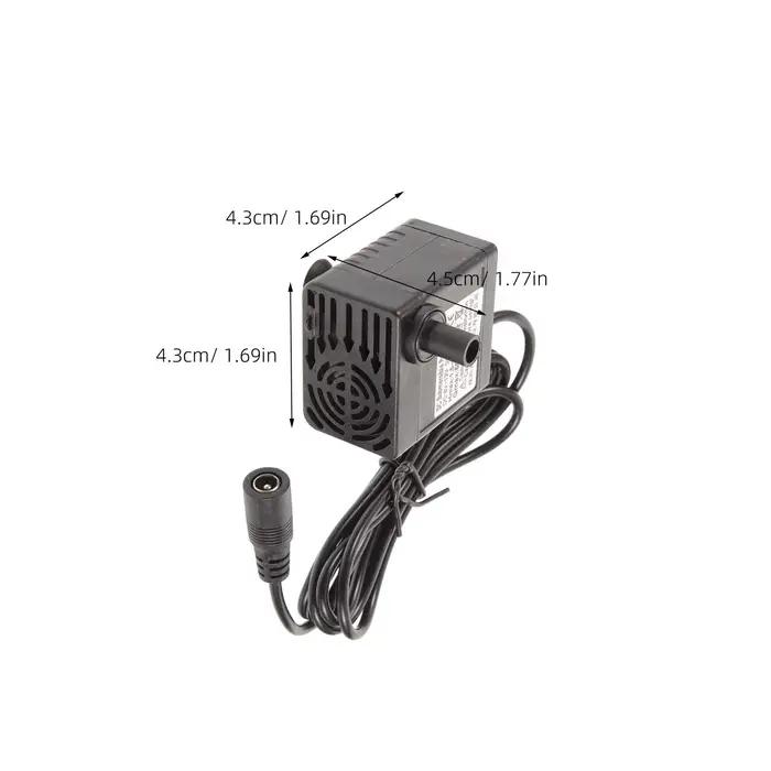 Pompe solaire submersible DC en plastique sans balais pour l'augmentation de la pression d'eau des fontaines d'aquarium