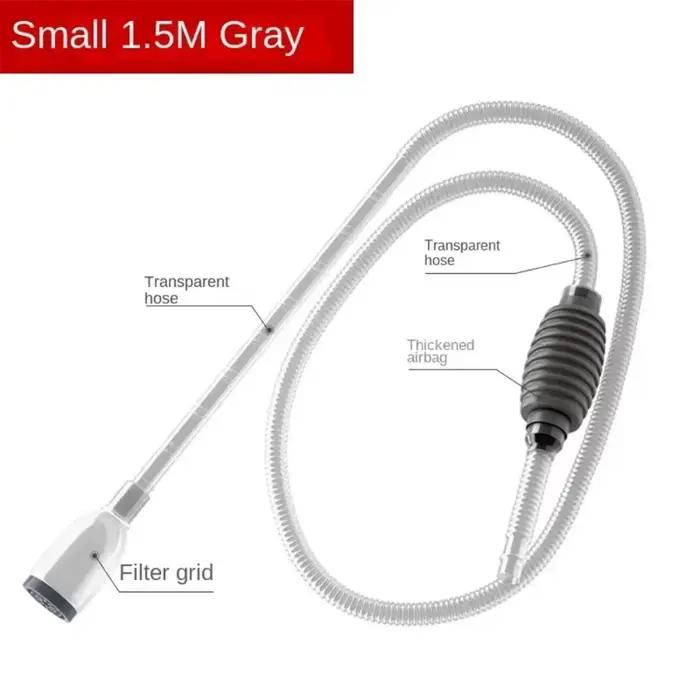 Siphon d'aquarium aspirateur réservoir de poisson changeur d'eau changeur d'eau manuel semi-automatique pompe d'aquarium nettoyeur outils d'aspirateur