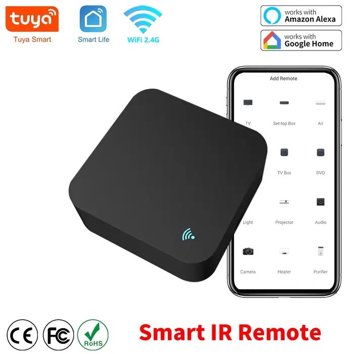 Télécommande Tuya Smart IR pour Smart Home, Smart Life, Tournesol, Remplacer TV, DVD, AUD, AC, Télécommande par Alexa, Google Home