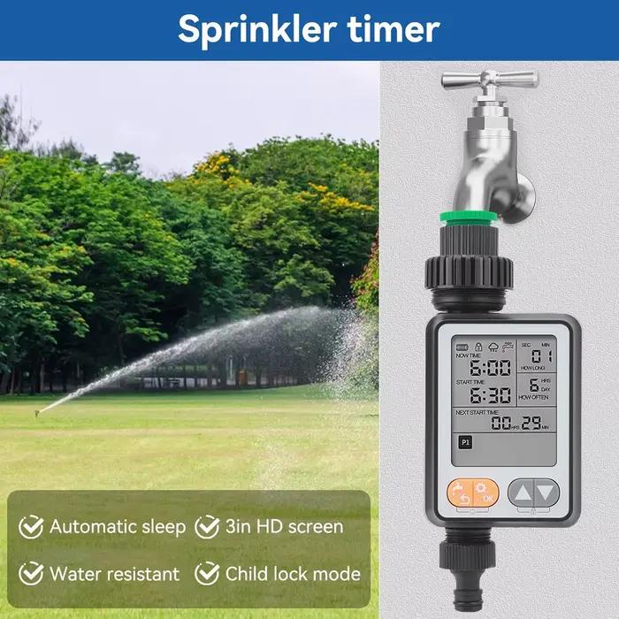 Minuterie numérique pour tuyau d'eau