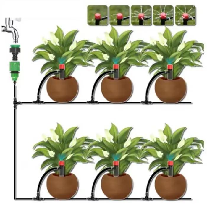Kit d'irrigation goutte à goutte automatique pour jardin