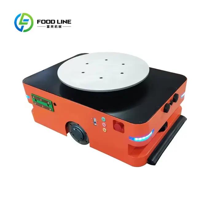 Robot de livraison mobile intelligent à châssis autonome personnalisé avec système AGV pour le transport et la logistique en entrepôt