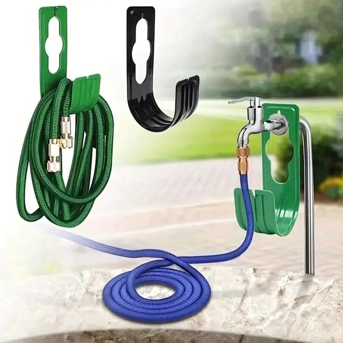 Support mural de jardin pour tuyau d'arrosage