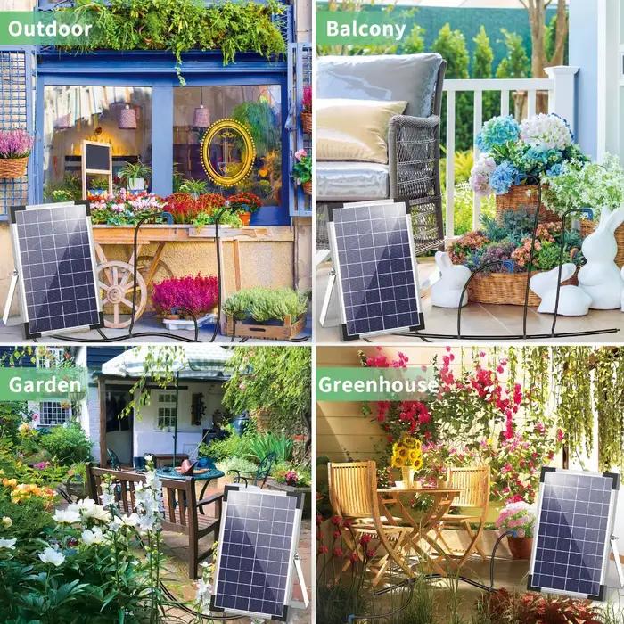 Système d'irrigation goutte-à-goutte solaire pour plantes en pot 9V 5W