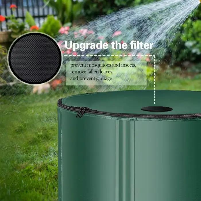 Baril de pluie pliable 50-500l