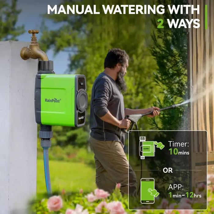 Programmateur d'arrosage automatique RainPoint pour tuyau d'arrosage