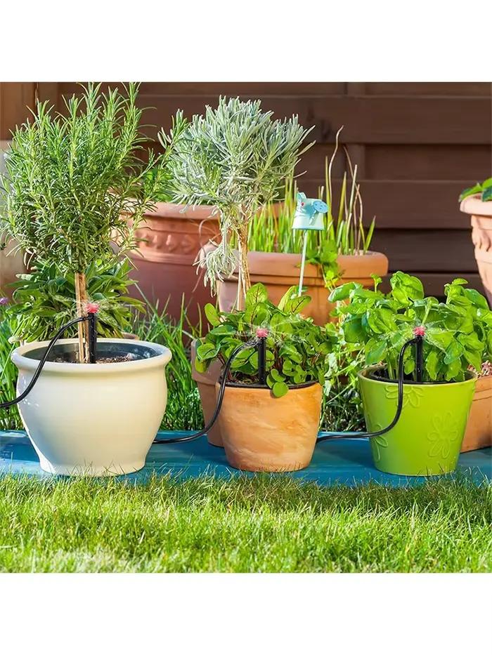 Ajustable à 360° ° Emetteurs goutte-à-goutte 1/4'' - Micro-irrigateurs pour l'arrosage des jardins