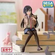 Figurine Premium Chokonose Anime Seishun Buta Yarou Wa Randoseru Girl No Yume Minai Sakurajima Mai, Modèle de Figurine d'Action, Cadeau Jouet