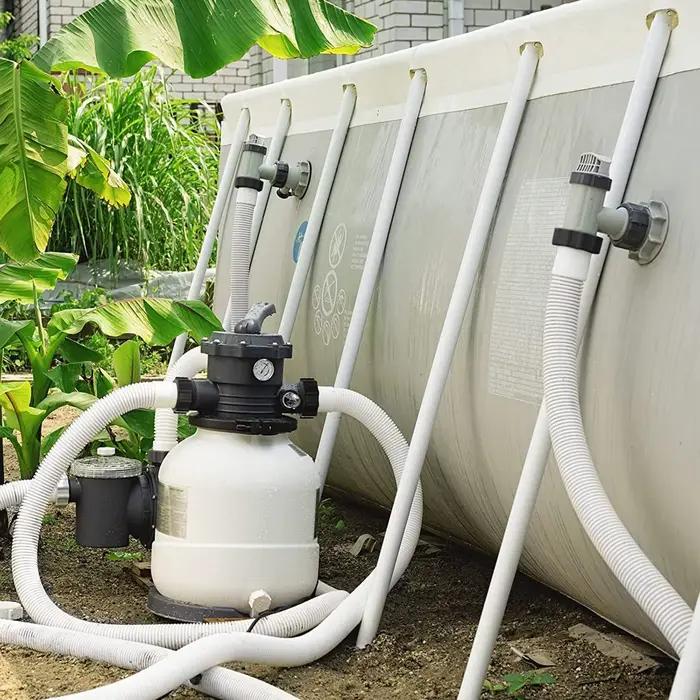 Tuyau de pompe à piscine robuste et flexible à connexion rapide pour l'entretien et le nettoyage des piscines et des spas