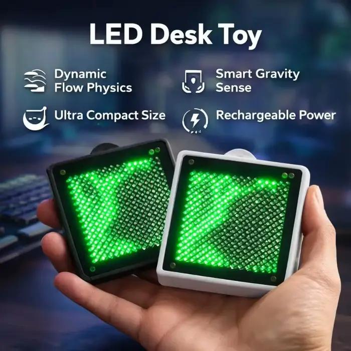 Ornements lumineux LED à simulation de courant d'eau
