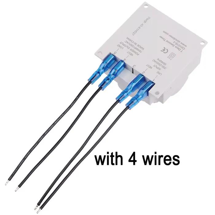 Minuteur programmable hebdomadaire numérique 7 jours 12V AC/DC 220V AC