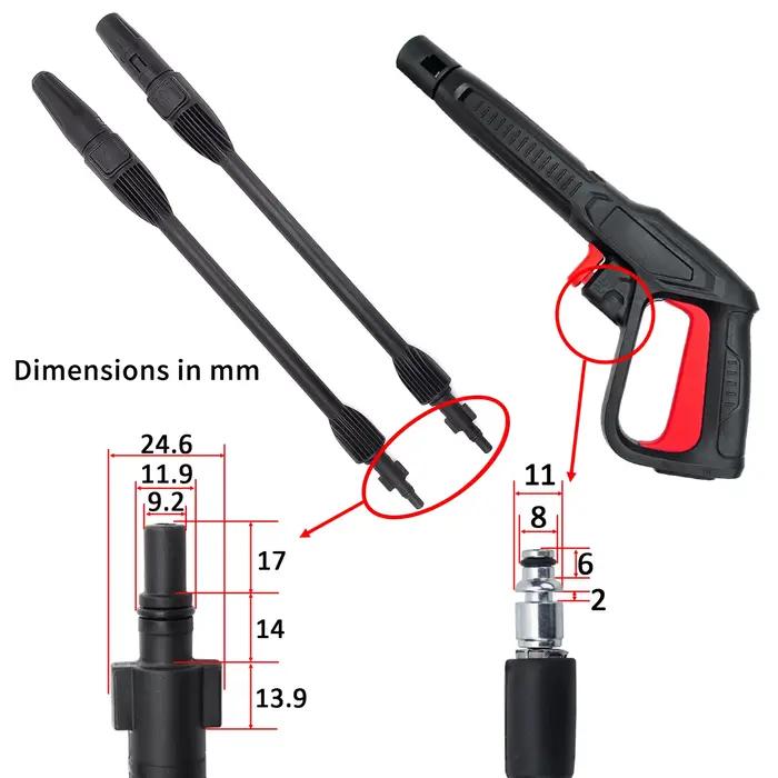 Nettoyeur haute pression pistolet de pulvérisation Jet Lance buse laveuse de voiture Jet