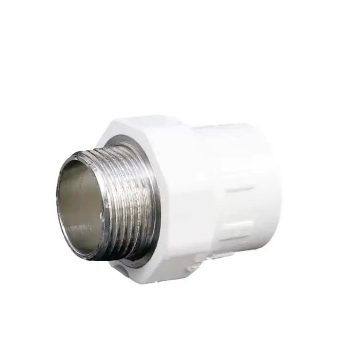 20/25/32/40/50/63/75mm filetage mâle en laiton PVC droit 1/2 "3/4" 1 "1.2" 1.5 "2" 2.5 "connecteur réducteur