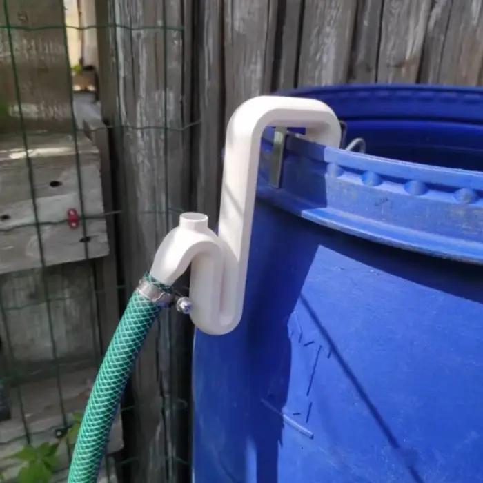 Tuyau de siphon auto-amorçant sans perçage pour transfert d'eau de pluie