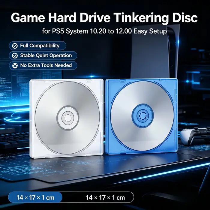 Pour Sony PS5 10.20-12.00 : Disque de démarrage BD-J, clés USB à brancher directement sur le système hôte 10.20-12.00, accessoires de stockage sur disque.