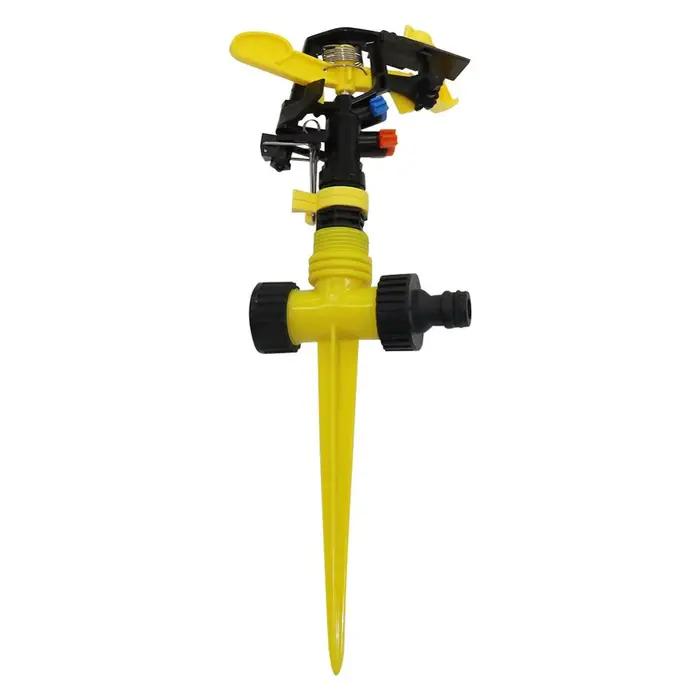 Arroseur à percussion à bascule à pointes réglables buse d'arrosage oscillant jardin agriculture irrigation pelouse jet rotatif 360 degrés