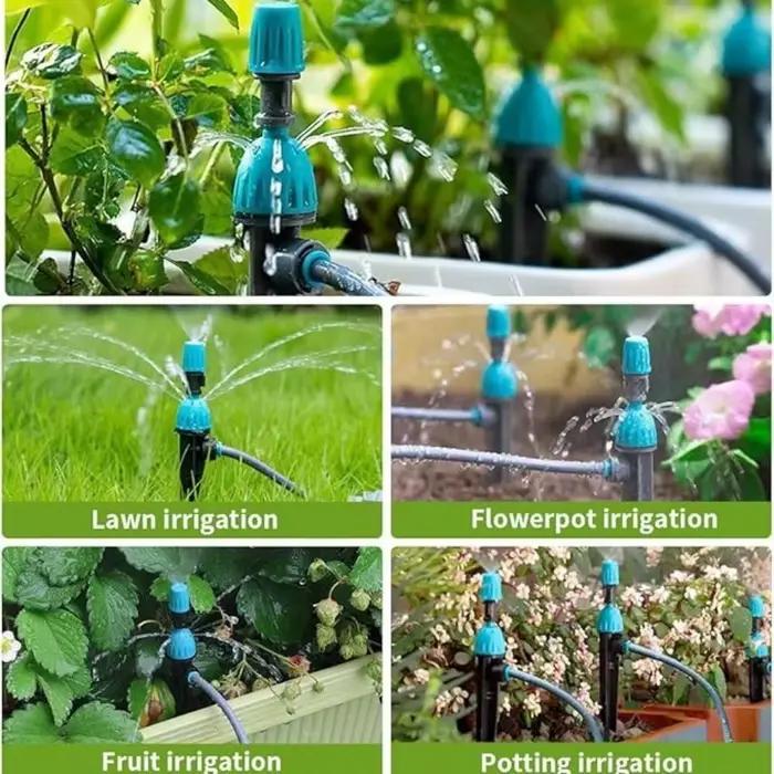 5 PIÈCES/ENSEMBLE 360 ° Arroseur automatique réglable pour pelouse