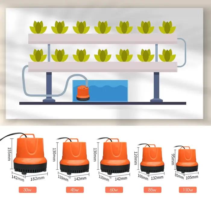 Pompe à eau d'aspiration inférieure 30/45/60/85/110 W 220V