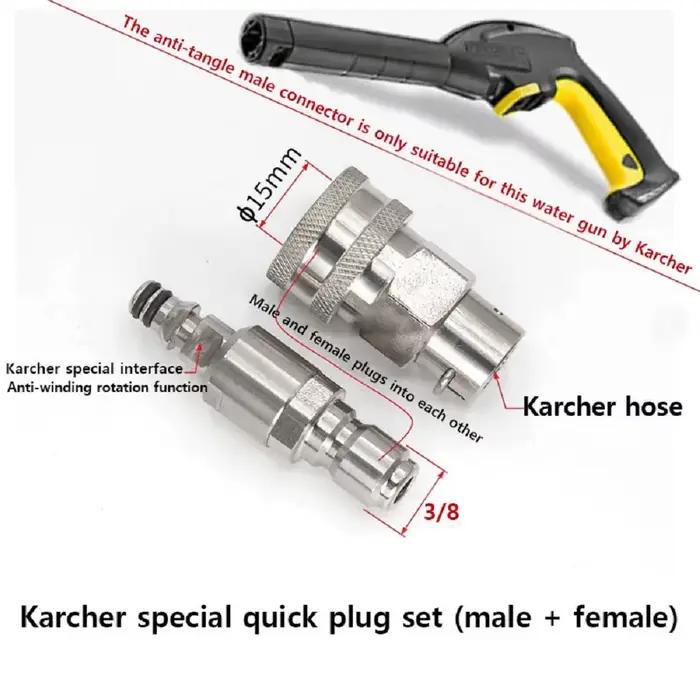 Adaptateur de tuyau et odorà eau pour Karcher