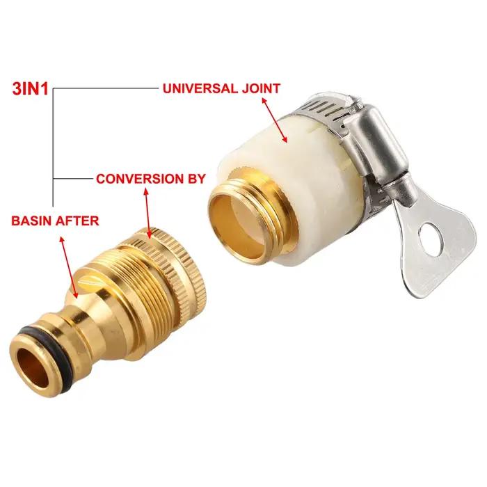 Adaptateurs universels pour robinet de tuyau de 19-24 mm