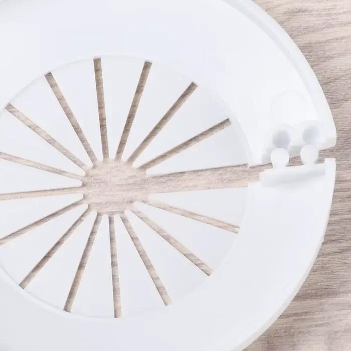 Couvercle Décoratif de Tuyau Accessoire de Cuisine Vanne d'Angle pour Conduits Muraux Matériaux Durables et Écologiques Polypropylène Blanc Bleu Marine Bourgogne Gris Clair Violet