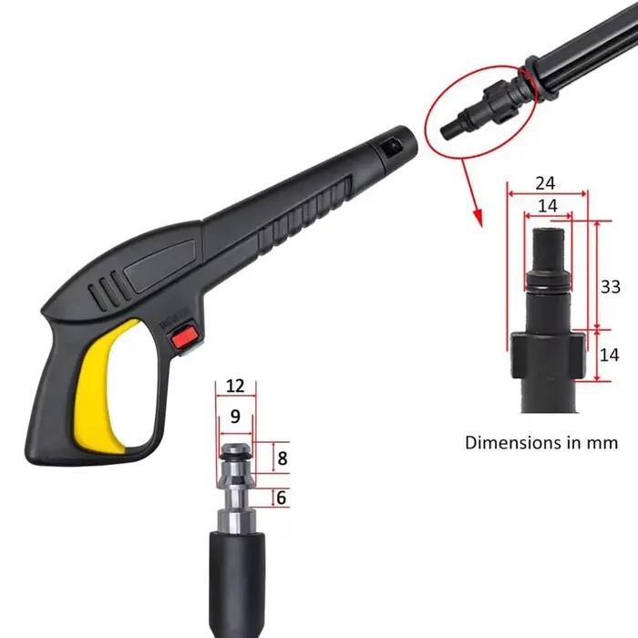 Tuyau nettoyeur haute pression pistolet Lance buse Jet eau