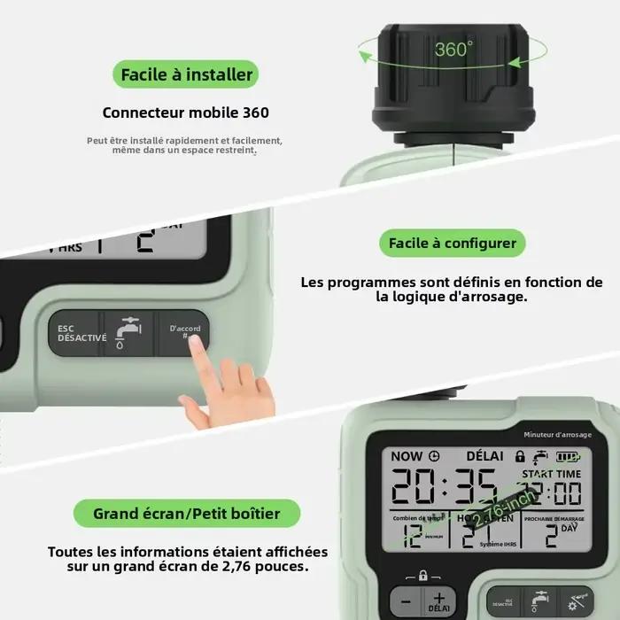 Programmateur d'arrosage automatique intelligent