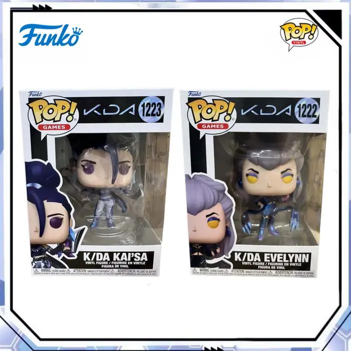Funko POP! Figurine officielle limitée League of Legends K/DA Ahri Evelynn Kai’Sa Akali, cadeau de collection pour les fans du jeu LOL